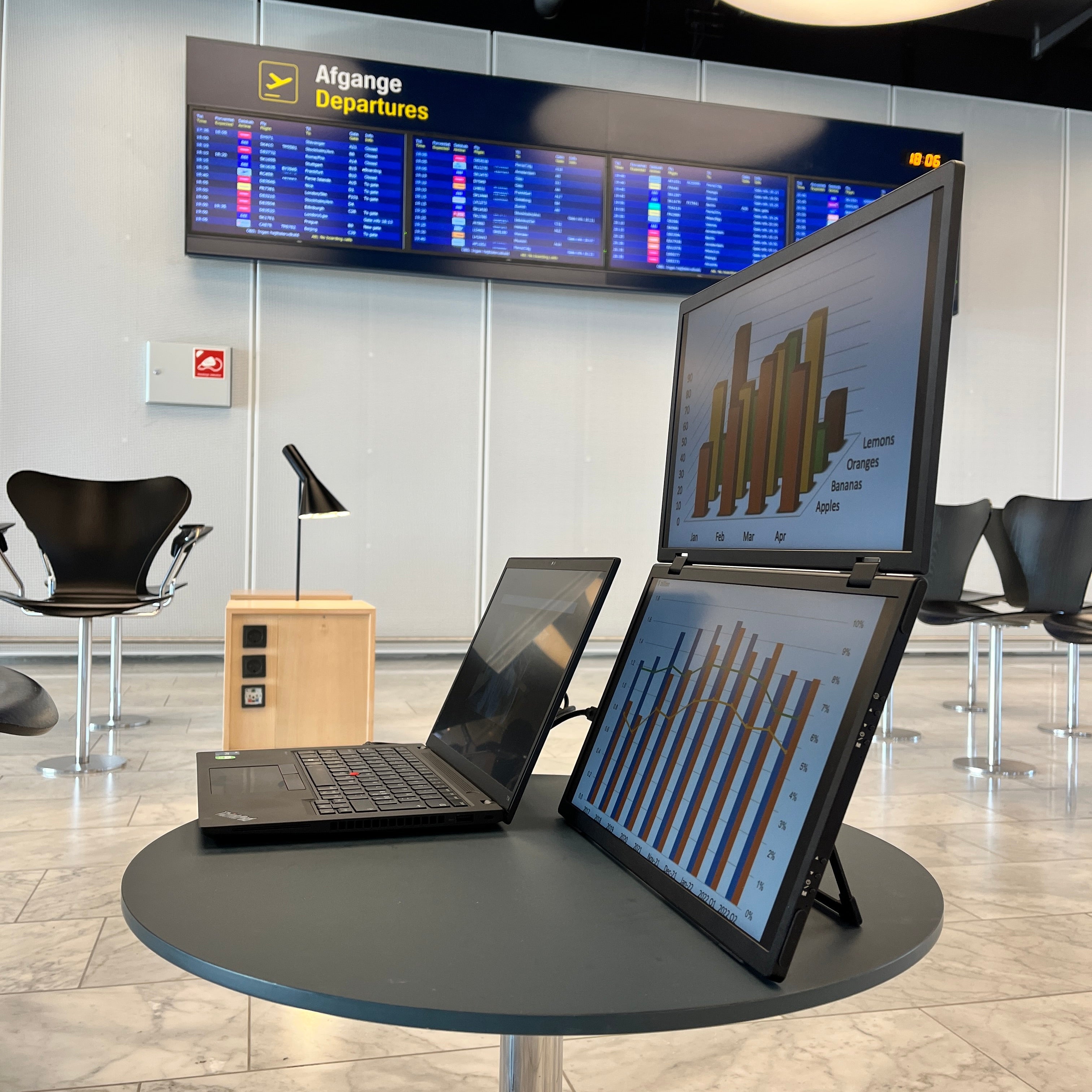 eliteRISE | Wired Dual-Screen Portable Monitor – nordicsight